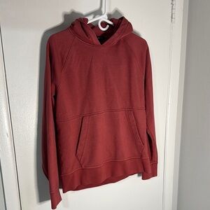 Banana Republic Men’s Medium Red Garment Dyed Pullover Hoodie NWT